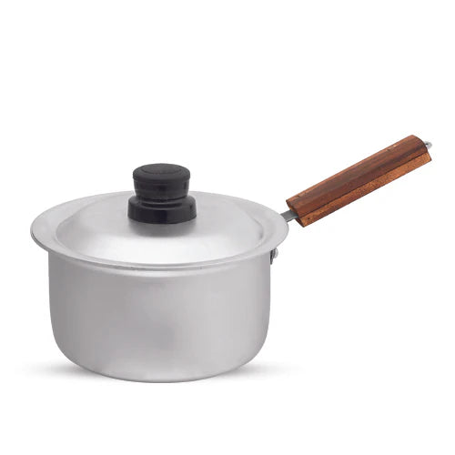 Anodized Saucepan with Lid | Heavy-Duty Pateeli for Chai & Daily Cooking | 18, 20 & 22 cm