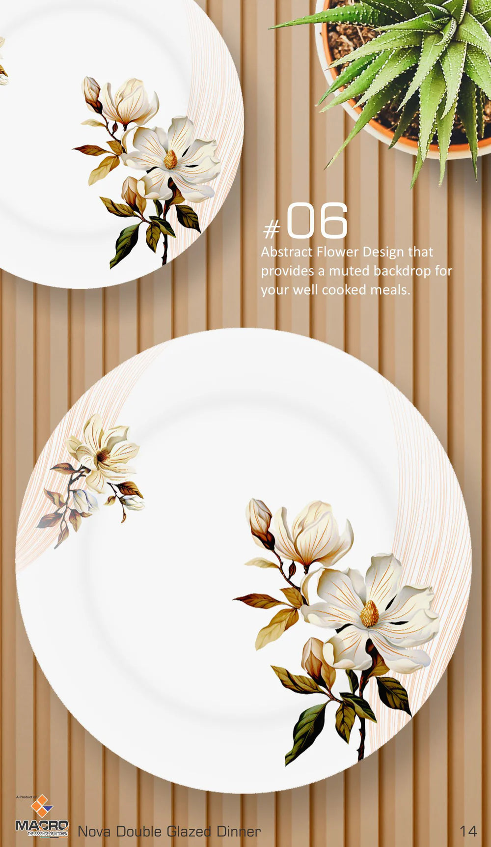 NOVA 80-Piece Double Glaze Melamine Dinner Set | Complete 15-Person Tableware Set